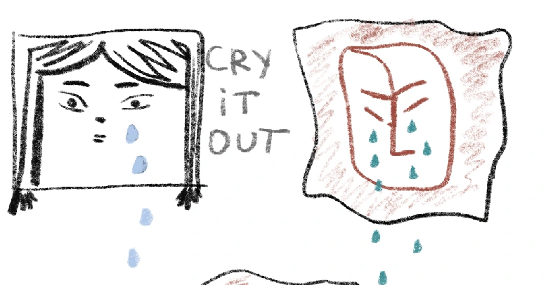 Tears for aral sea and Tears on felt